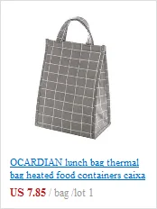 OCARDIAN сумка для обеда, Термосумка caixa termica, мультяшная Изолированная, крутая, водонепроницаемая, для пикника, коробка для хранения, переносная сумка G0808#10