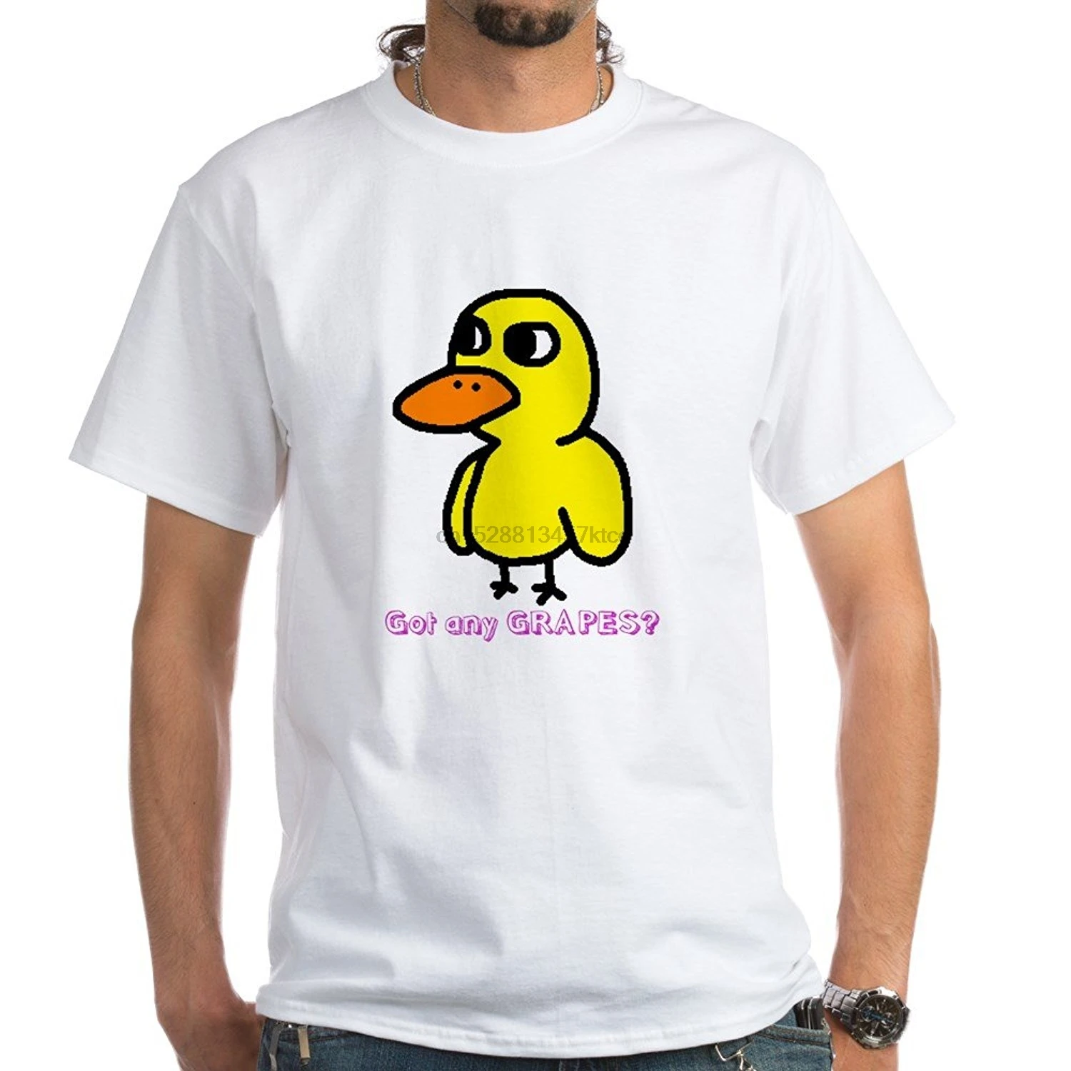 Футболка Cafepress Duck Song Lemonade со стоячим сзади из 100% хлопка удобная и мягкая