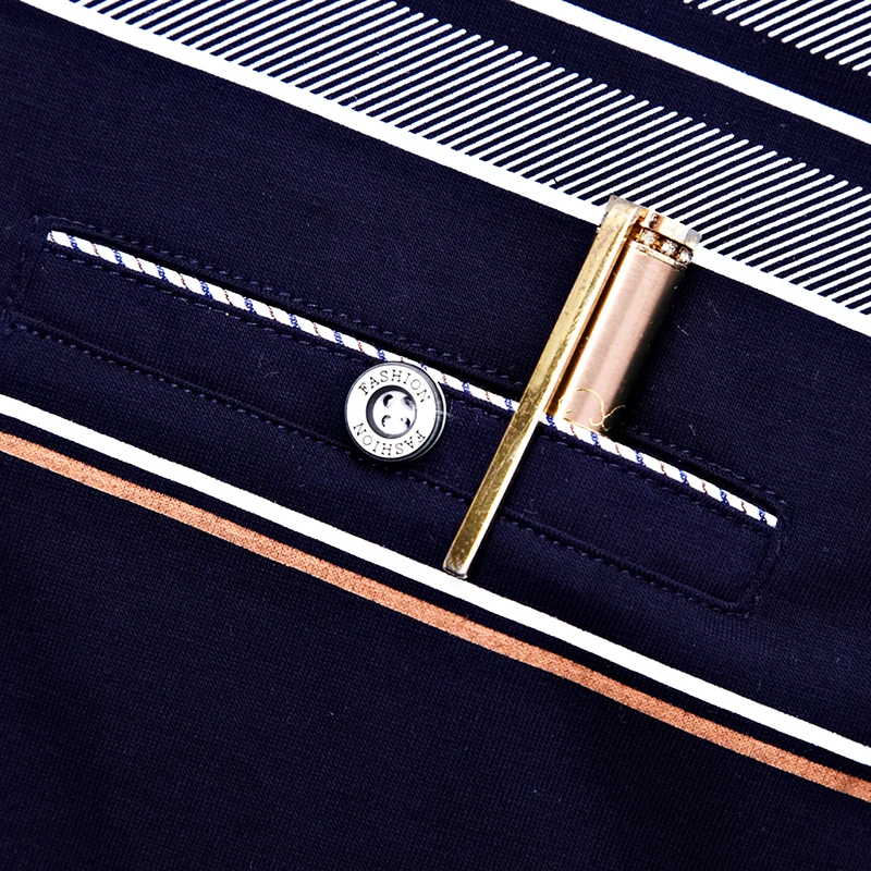 

2021 Brand Casual Summer Striped Short Sleeve Polo Shirt Men Poloshirt Jersey Pocket Mens Polos Tee Shirts Dress Fashions