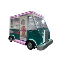 electric fast food cart hot dog mobile food truck outdoor ice cream coffee street dining car food kiosk kitchen