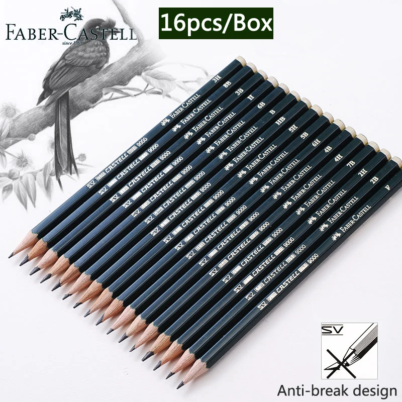 Faber Castel 16 шт./кор. карандаши профессиональный карандаш для эскизов пастельный HB 2B