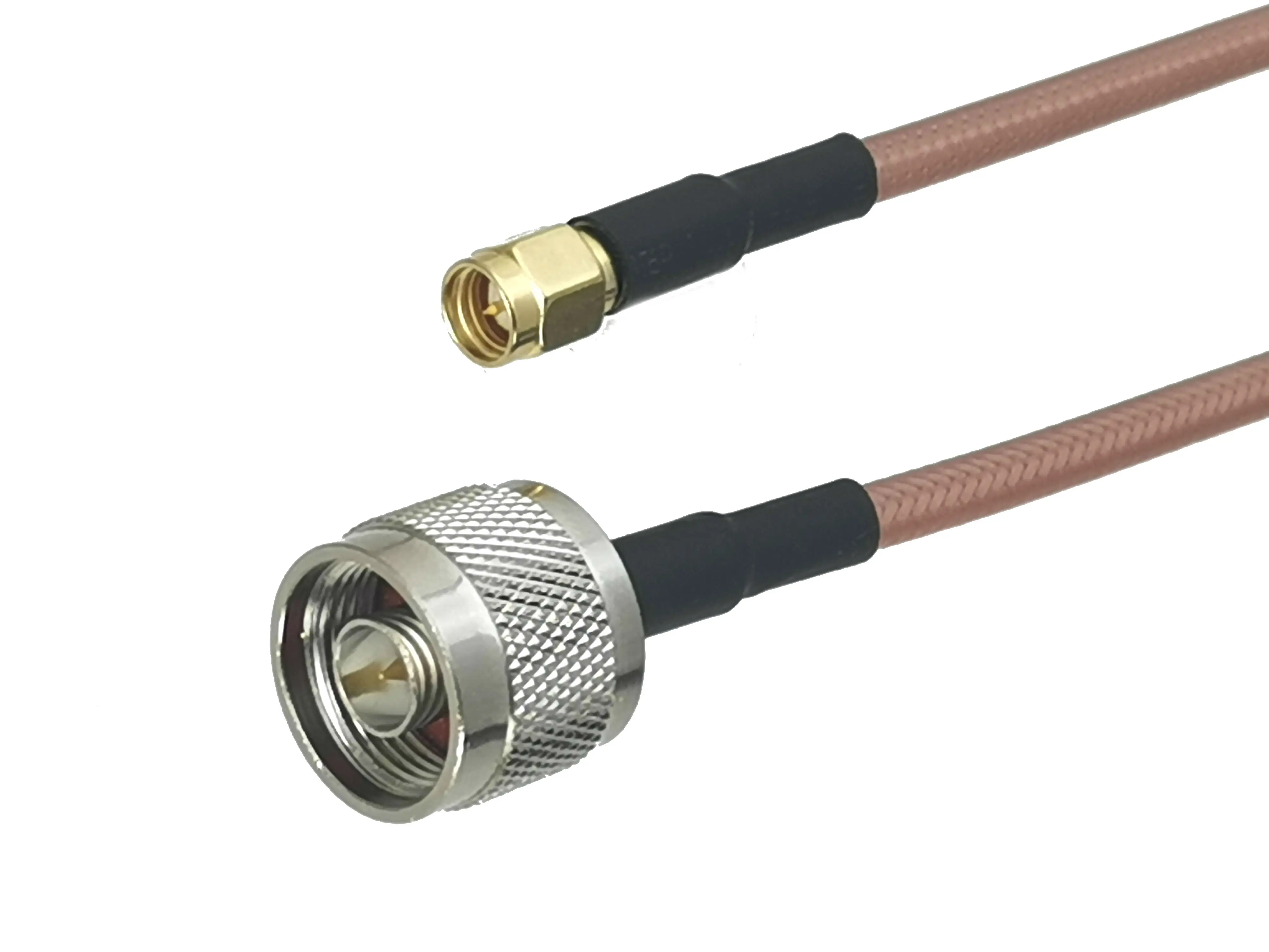 

1Pcs RG142 N Male plug to SMA Male Plug Straight Connector RF Coaxial Jumper Pigtail Cable 6inch~10M