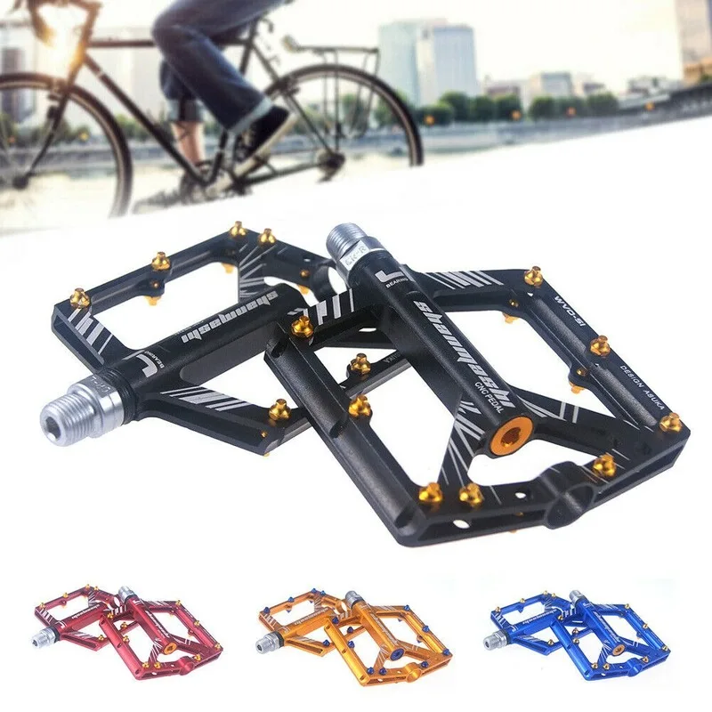 

Cycling Mountain Bike 4 Bearing Pedal Bicycle Palin Pedal Aluminum Alloy Pedal Nail S1 Mountain Bike Pedals