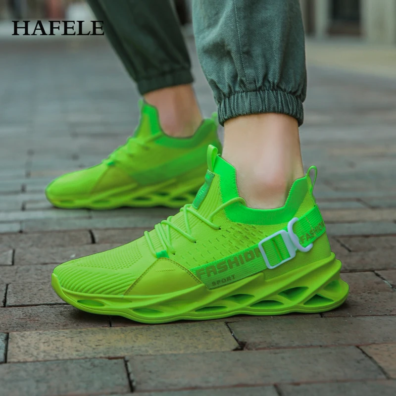 Модная мужская повседневная обувь для бега дышащие кроссовки Мужская уличные