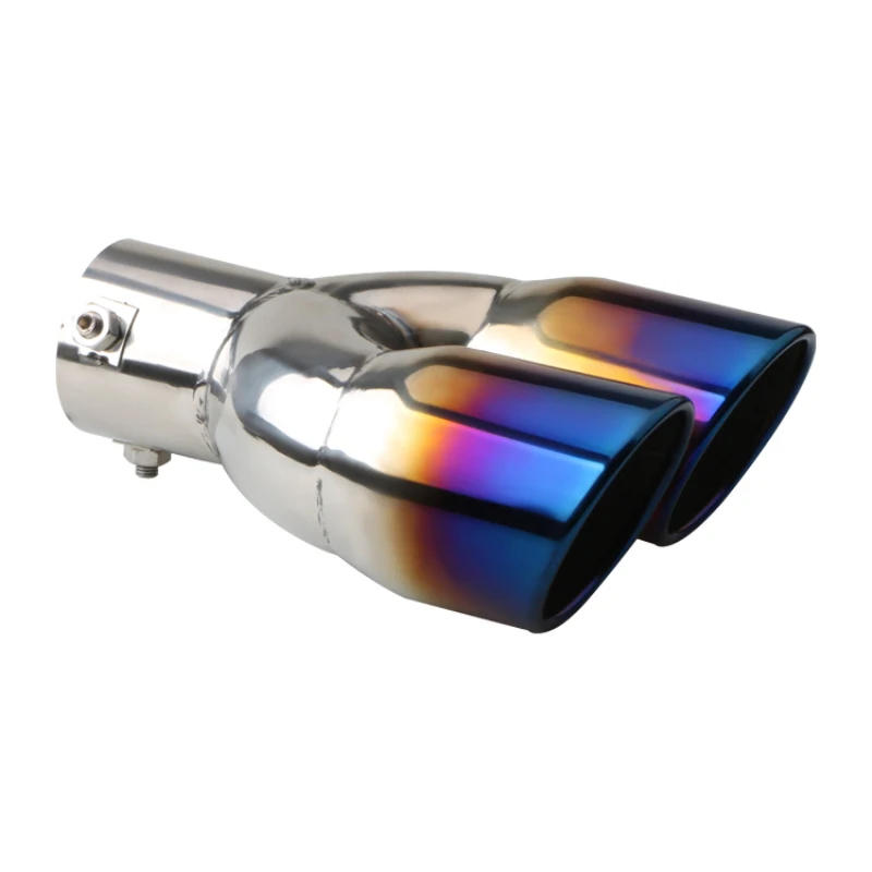 Автомобильный глушитель горловины наконечник выхлопной трубы нержавеющая сталь