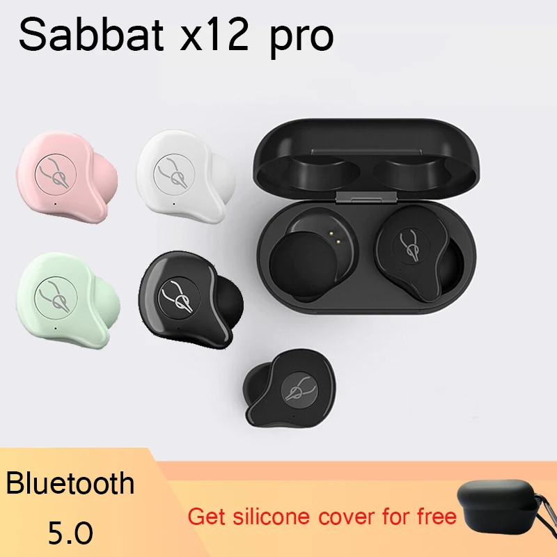 Беспроводные Bluetooth 5 0 наушники вкладыши Sabbat X12 PRO Tws настоящие водонепроницаемые