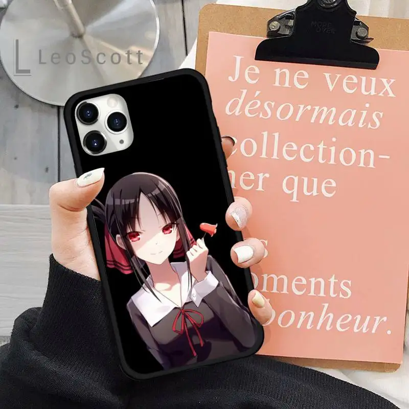 

Anime Kaguya Sama Phone Case for iPhone 11 12 mini pro XS MAX 8 7 6 6S Plus X 5S SE 2020 XR