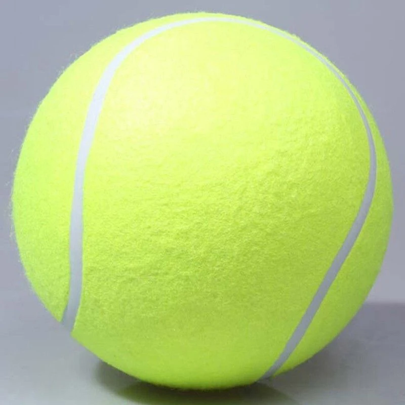 

24CM / 9.5inch Giant Tennis Ball for Pet Chew Toy Big Inflatable Tennis Ball Signature Mega Jumbo Pet Toy Ball Outdoor Cricket