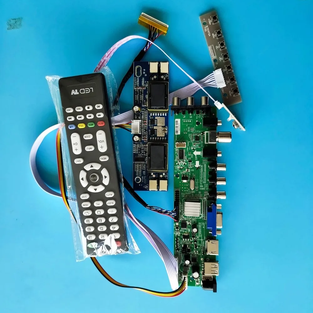 Набор для LM201WE3 TLL2/LM201WE3 TLF5 4 CCFL 1680X1050 пульт дистанционного DVB T цифровая ЖК панель HDMI