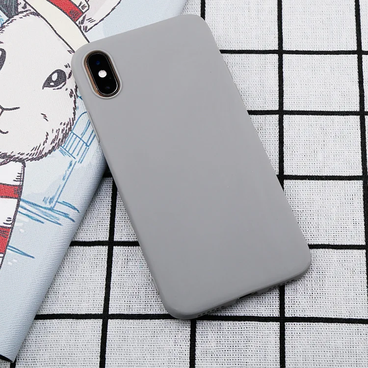 Желтый яркий матовый прозрачный ТПУ чехол для LG K12 K40 K4 евро K8 Aristo2 K9 K10 Alpha K11 Plus милый противоударный резиновый чехол - Цвет: Gray TPU