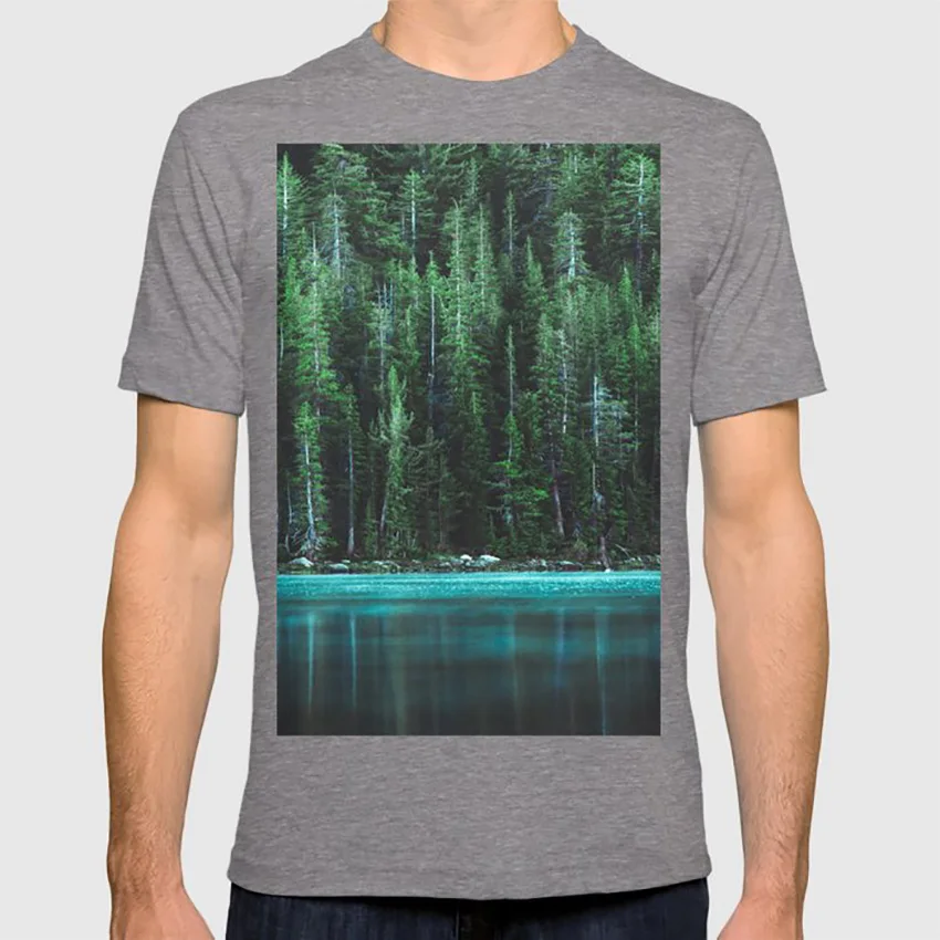 Лес 3 футболка hdr фильм дерево природа пейзаж сосны сосновый лес искусство река