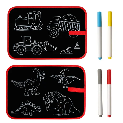 1 шт. доска для рисования динозавр инженерный автомобиль бесплатно граффити Вода