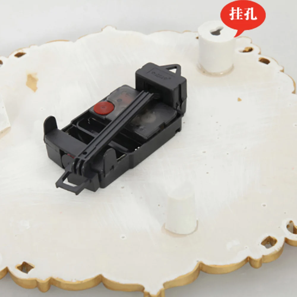 Розовые Настенные часы современного дизайна цифровые полимерные цветы домашний