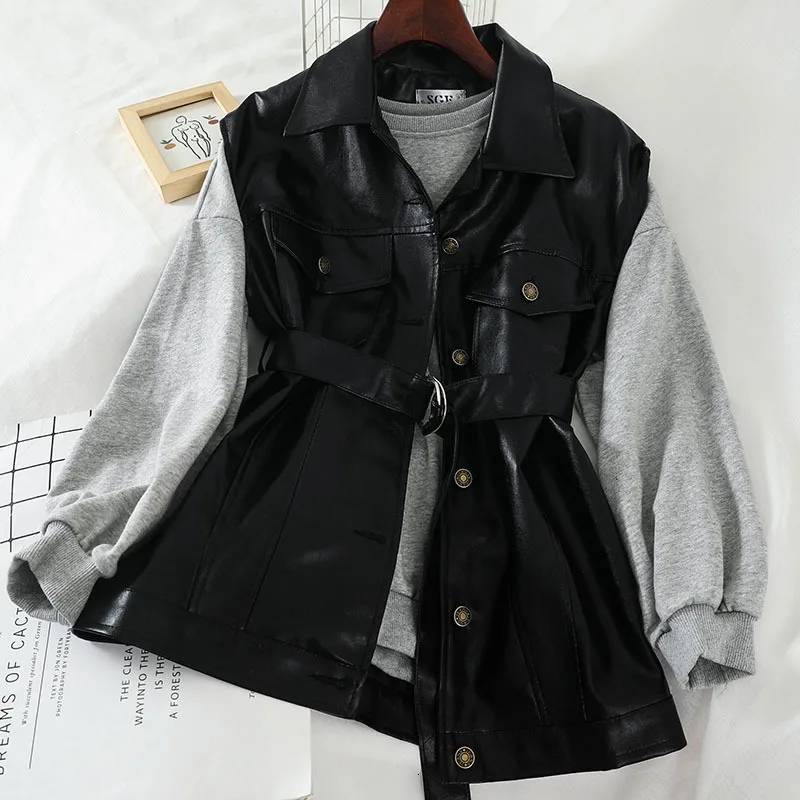 [EWQ] 2019 Осень Новый корейский длинный рукав плюс размер пуловеры вязаный серый