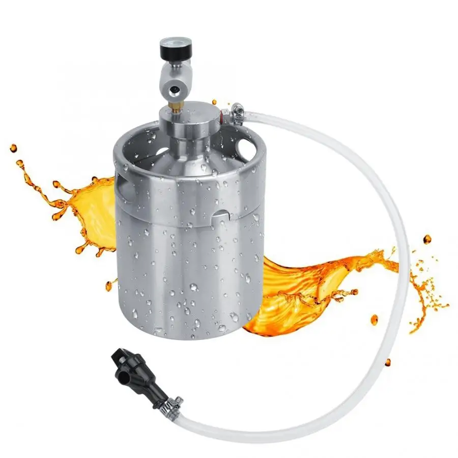 Домашний манометр из нержавеющей стали 2 л для пивных бочонков кран копья набор с