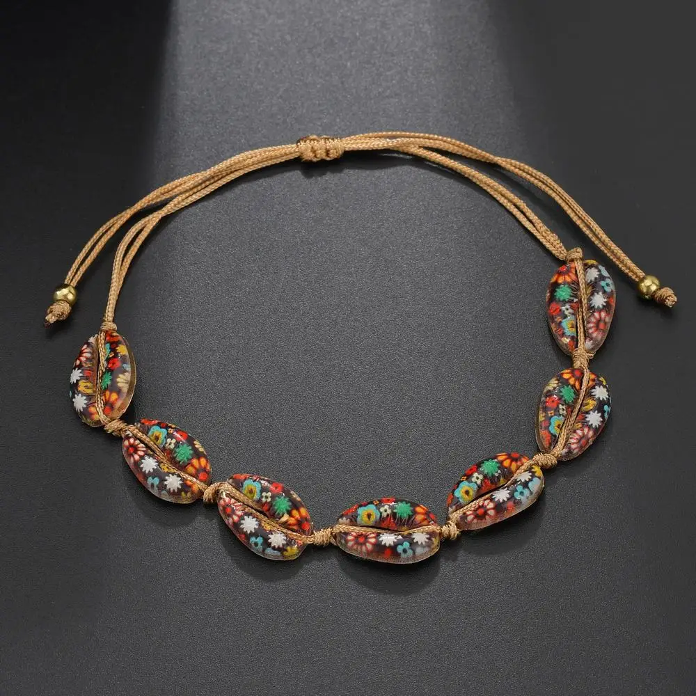 Новые богемные цветные красочные струйные браслеты для женщин панк 5 цветов