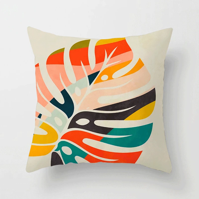 

Printing Pillow Covers Decorative Car Sofa Cushion Cover Bed Pillowcase Bohemia Pillows Home Decor Pink Throw Pillow (45*45cm)