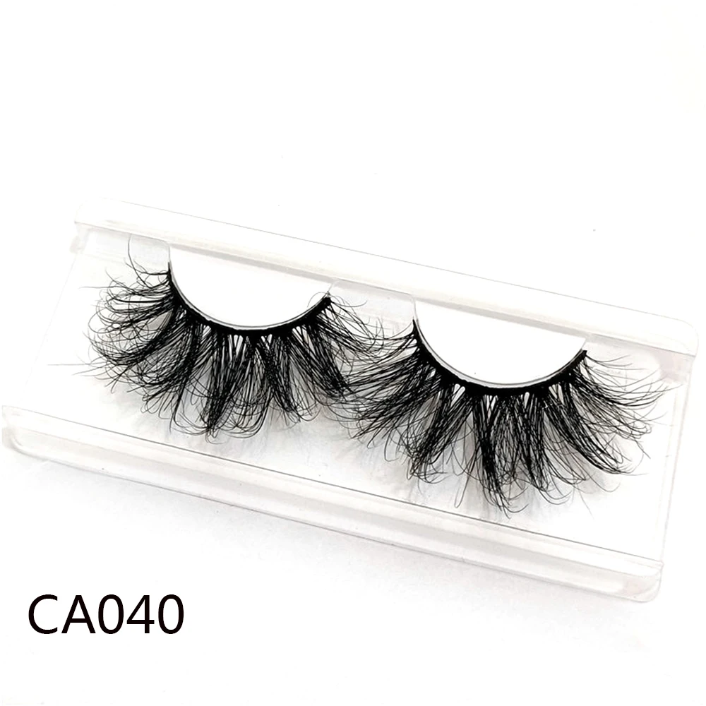 1 Pair 3D Mink False Eyelashes 20mm Soft Fluffy Natural Thick Wispies Fake Lashes Makeup Extension Cruelty-free Handmade Eyelash | Красота и
