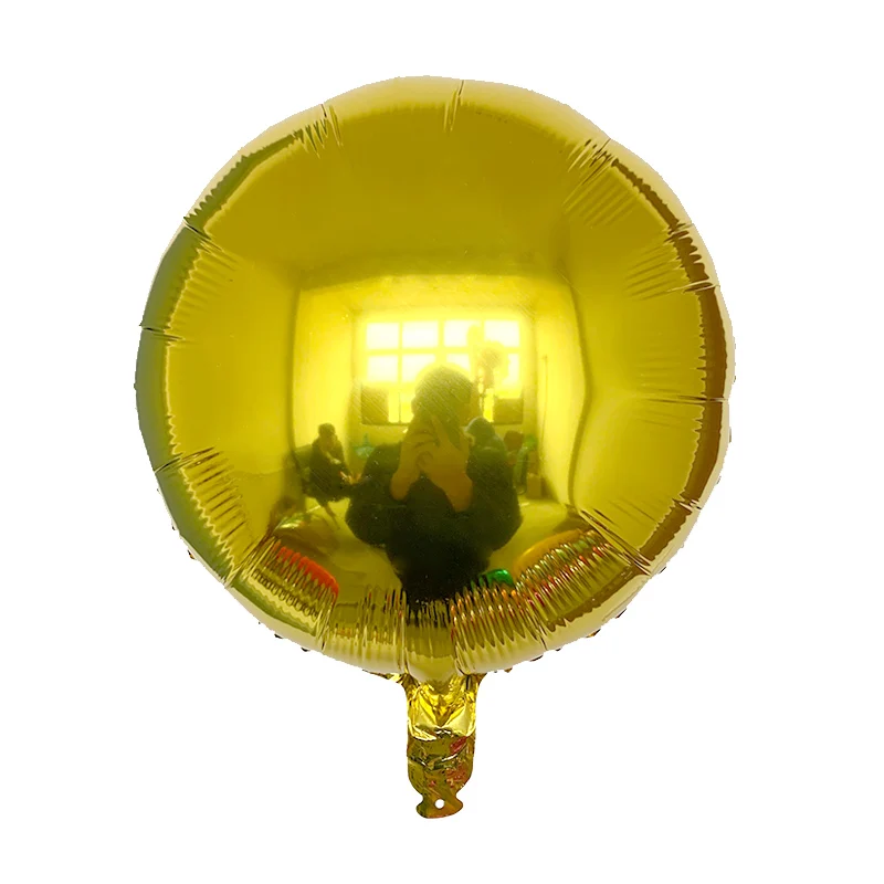 AnQing 5 шт./лот разноцветные розовые золотые фольгированные шары 18 дюймов круглые