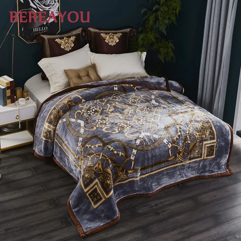 Европейский Raschel теплое одеяло s утяжеленное для детей и взрослых King Size зимнее