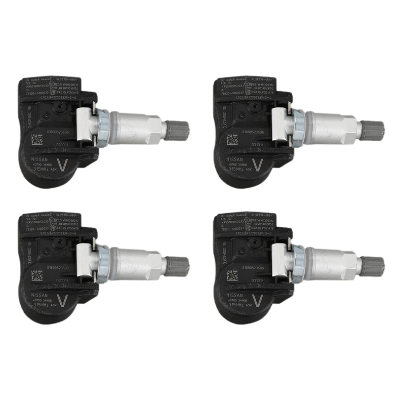 4 шт. TPMS датчик давления в шинах 40700-3AN0A для Nissan Altima Frontier Maxima Pathfinder Sentra | Автомобили и