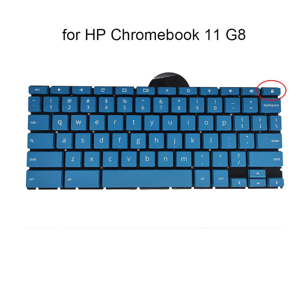 

English replacement Keyboards pc for HP Chromebook 11A G8 EE L82760-B31 HPM19H7 US qwerty laptop computers keyboards parts New