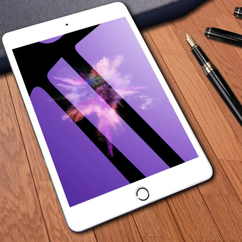 

Anti-Blue Tempered Glass for iPad Mini 1 2 3 iPad Mini 4 5 iPad Air 1 2 9.7 Air 3 2019 Screen Protector Tablet Protective Glass