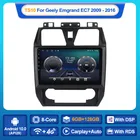 Автомобильный радиоприемник 2 Din, 8 ядер, Android, мультимедийный плеер, Авторадио 2 Din, сенсорный экран для GEELY Emgrand EC7 2009-2016, GPS, Wi-Fi, BT, FM