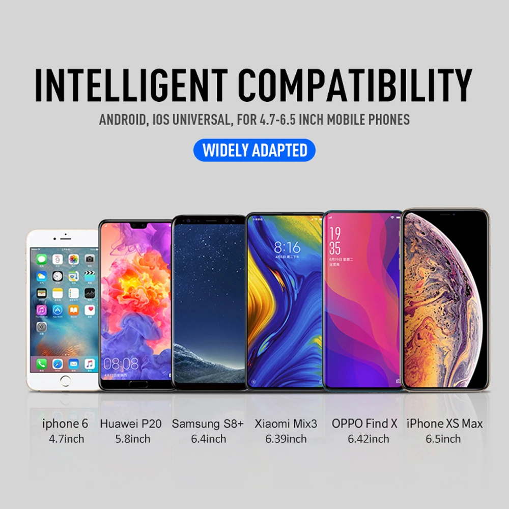Новейший гравитационный Автомобильный держатель для телефона iPhone Xs X 11 Универсальный с вентиляционными отверстиями подставка для смартфонов Автомобильный держатель Подставка