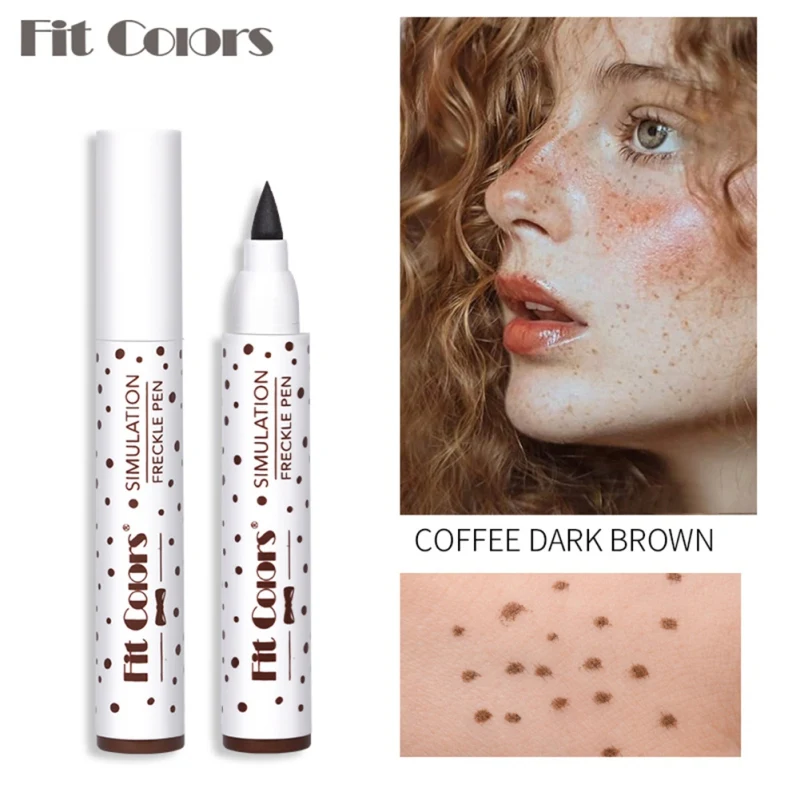 

Freckle Pen Face Makeup Natural Simulation Freckle Color Pen Waterproof Easy to Spot Dot Pen