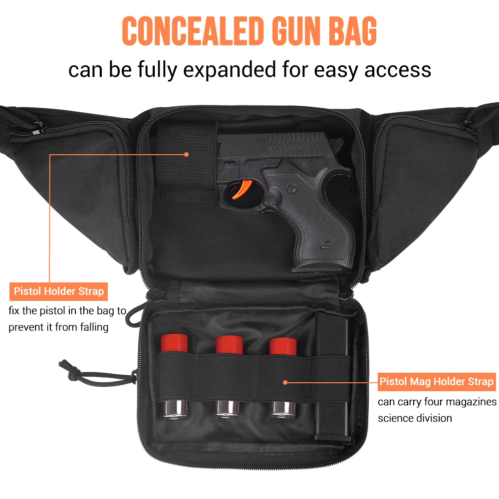 Тактическая поясная сумка скрытая для переноски пистолета военная кобура