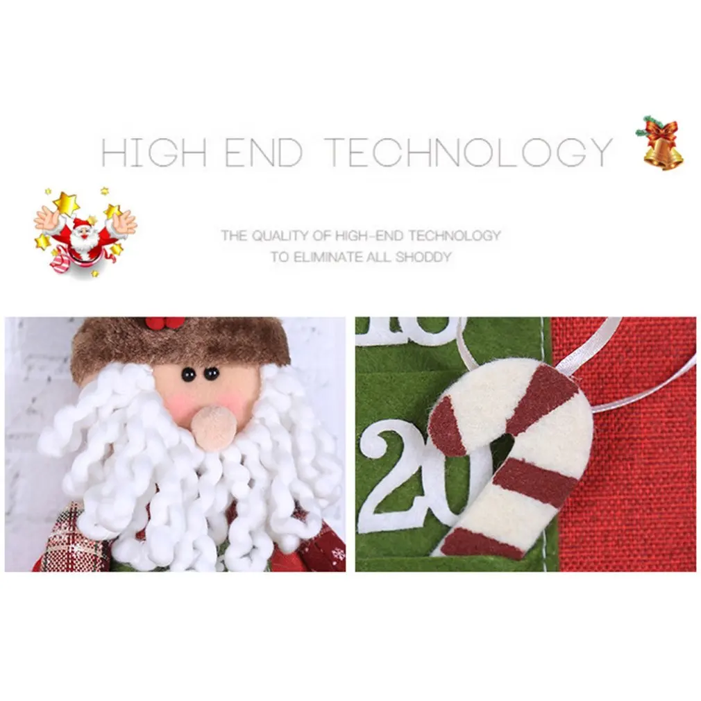 Рождественский календарь Санта Клаус Снеговик Таймер Рождество обратный отсчет