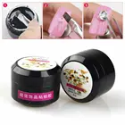 Клейкий клей для стразы, 8 мл, 1 флакон, клей для ногтей, клей для стразы, клей для ювелирных изделий, Алмазный лак 8 мл, клей прозрачный УФ-гель