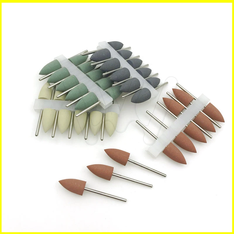 80pcs Dental Silicon Polishers Resin Base Crylic Polishing Burs 2.35mm Supplies | Красота и здоровье