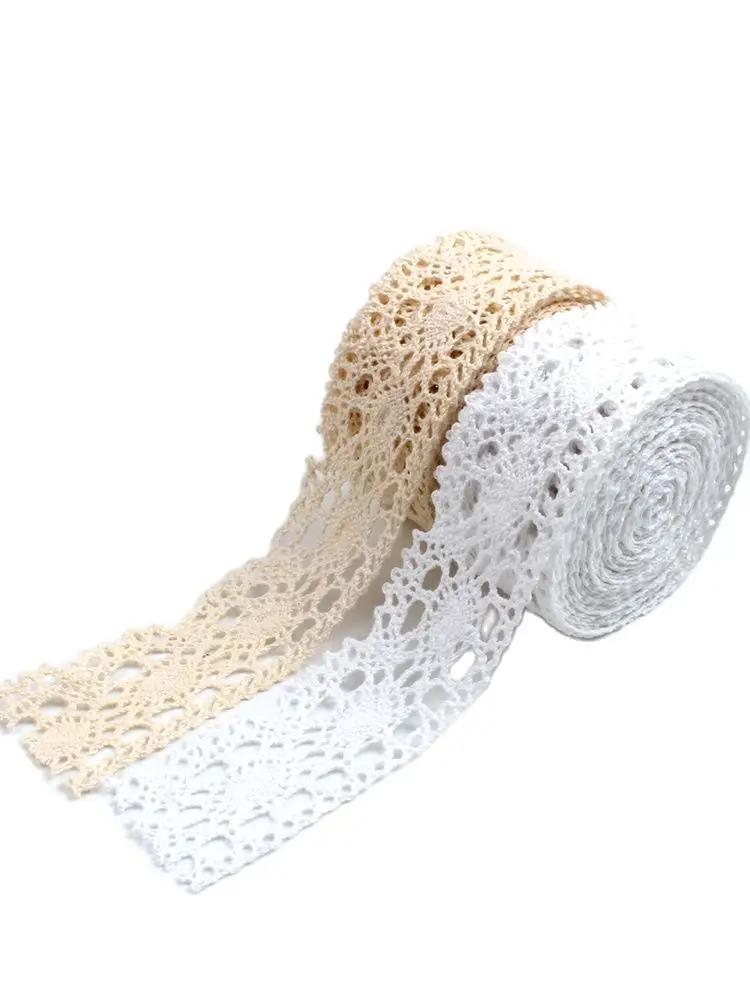 Полая лента из хлопка 4 см 5 ярдов | Дом и сад