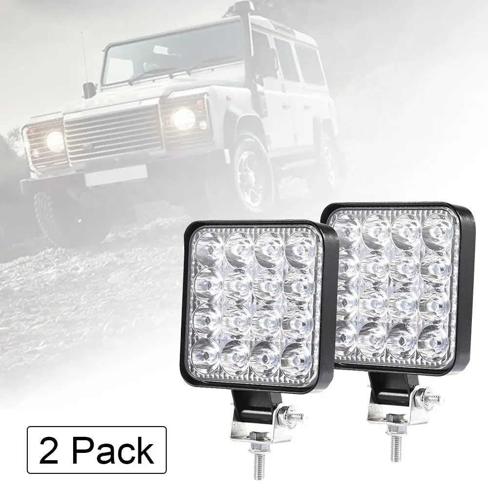 Машинка для стрижки 48 Вт квадратный рабочий светильник светодиодный луч s до