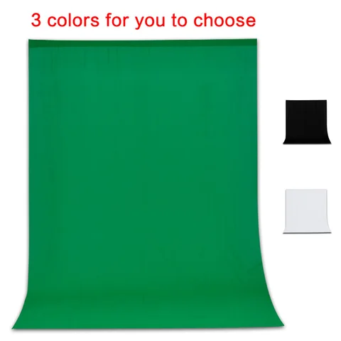 SH 1,6 м x 2 м/3 м зеленый фон ткань хлопок текстильная ткань белый экран Chroma Key для фотостудии фотосъемки