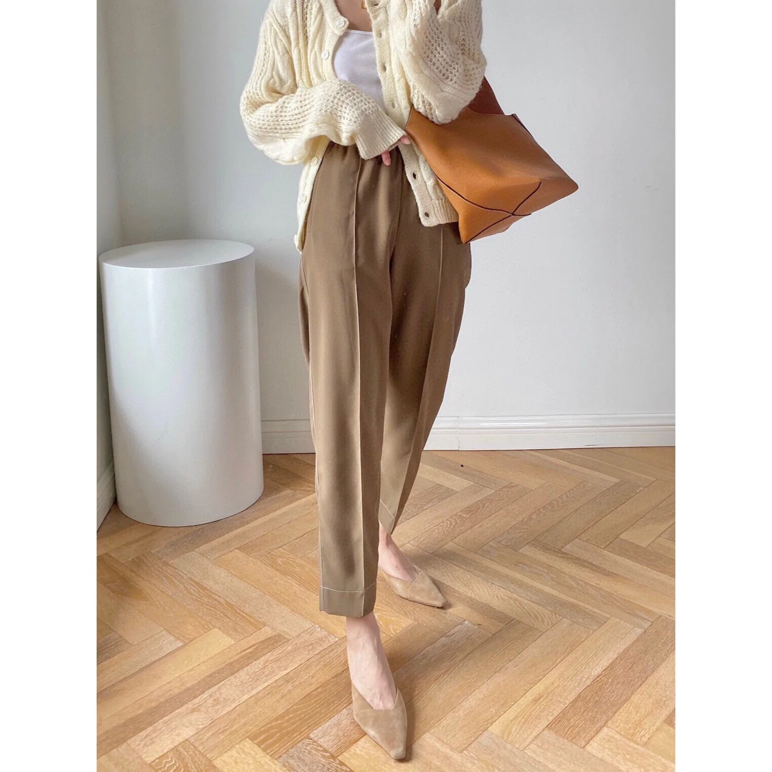 

Mohair Knit Loose Cardigan Jacket Autumn