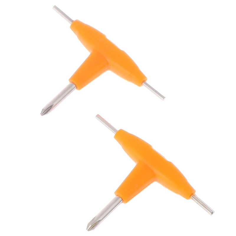 2 шт. 3 в 1 ключ крышка мини Т образная отвертка бытовой портативный ремонт ручной