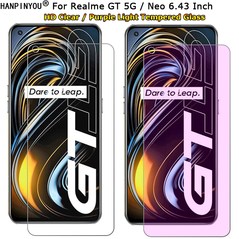 

Для Realme GT 5G / Neo 6,43 "Защита Синий Фиолетовый светильник Ray ухода за кожей вокруг глаз защитная пленка из закаленного стекла с уровнем твердост...