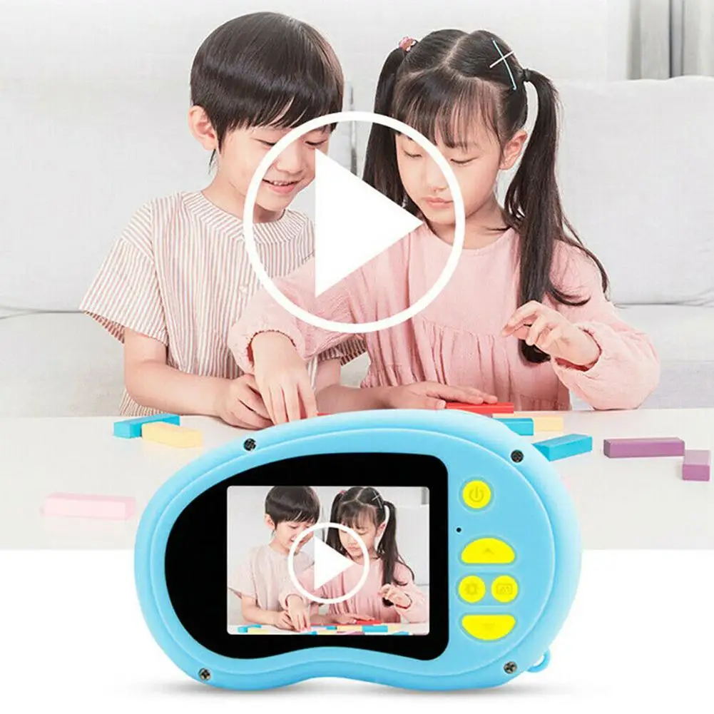 Rechargeable Kids Mini Digital Camera 2.0 Inch HD Screen 1080P Video Recorder Camcorder Language Switching Timed Shooting |