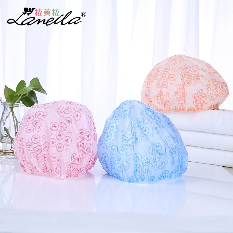 Шапочка для ванной взрослых ПВХ шапочка душа банный платок волос Полотенце