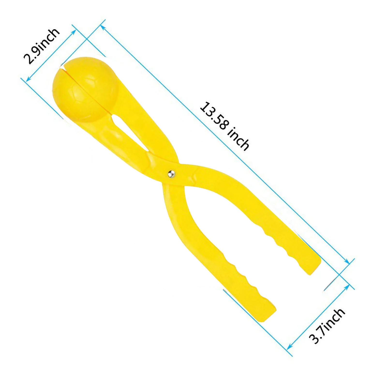 

3PCS Winter Snow Ball Maker Sand Mold Clip Tool Kids Toy Lightweight Compact Snowball Fight Outdoor Sport Tool Toy Sport