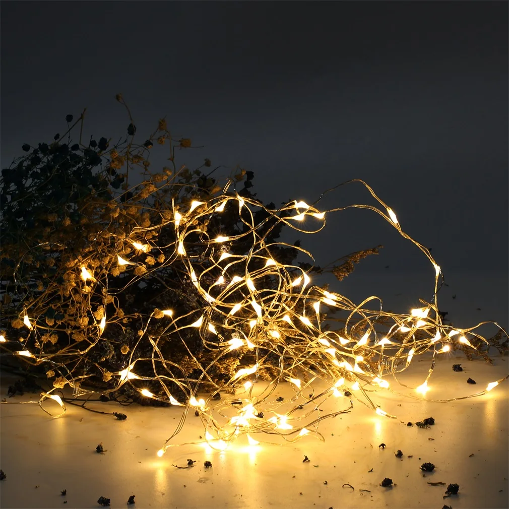 

OCDAY DC Copper 10m 100 LED Lamp Beads Waterproof IP65 Energy Saving Light String for Christmas Party Home Decoration