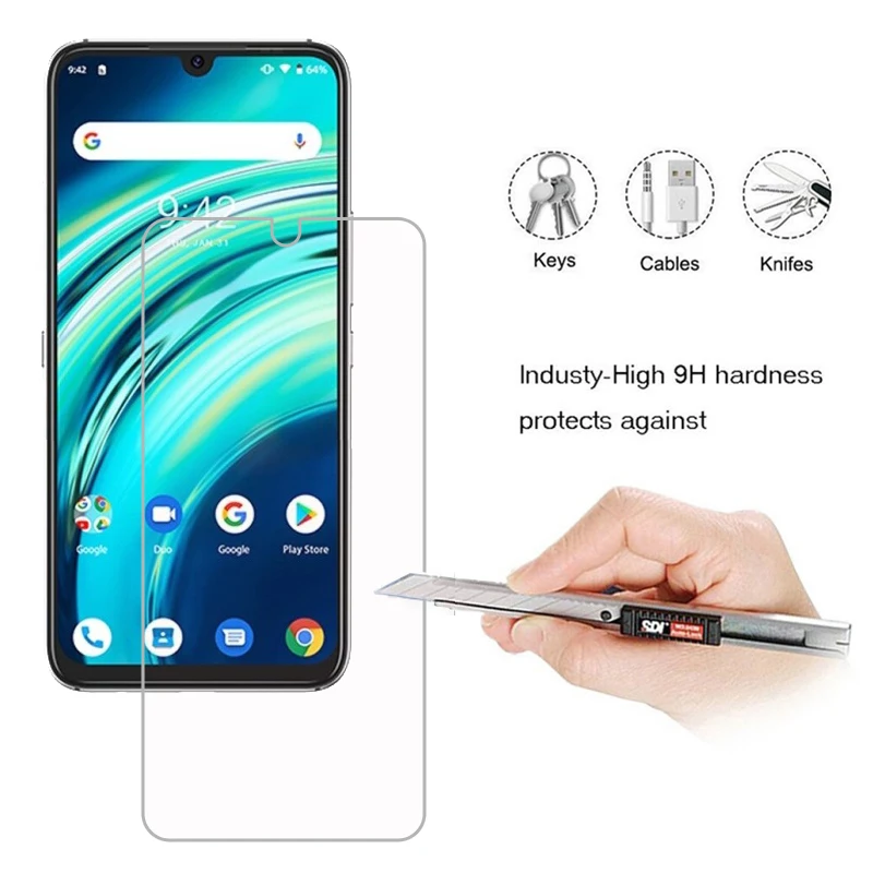 2pcs Tempered Glass for Umidigi Bison GT Screen Protector Protective Film For Umidigi A11 S5 A5 A7 Pro A7S Umi A9 Pro Max
