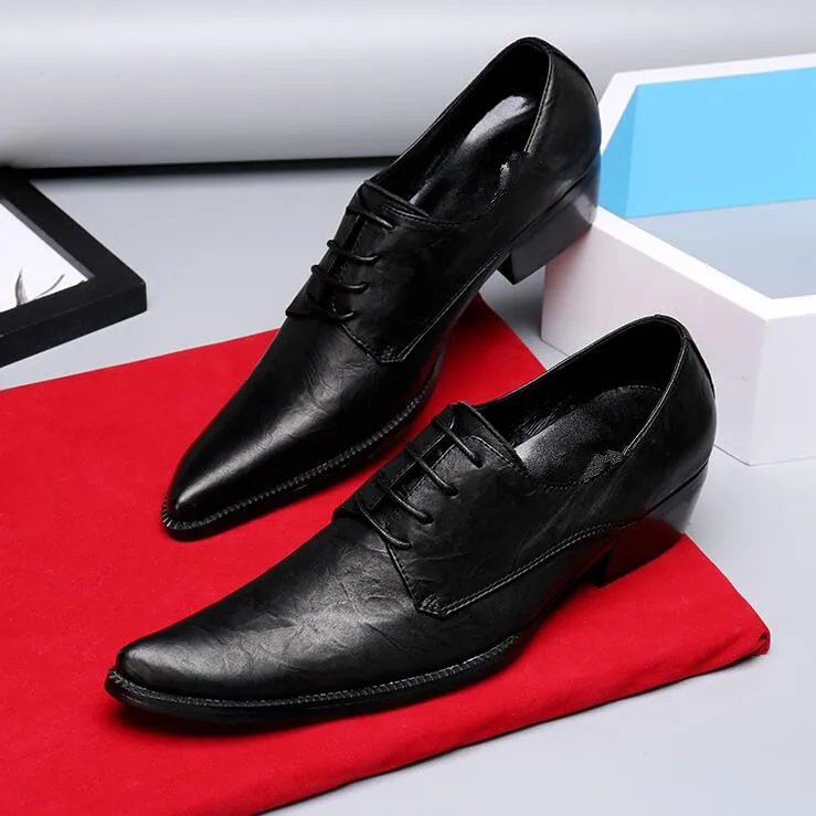 Кожаные модельные туфли высокого качества новые стильные деловые свадебные на