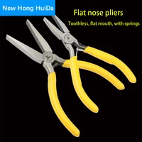 5 6 toothless carbon steel mini wire cutter pliers manual diagonal pliers household nose flat pliers tool wood