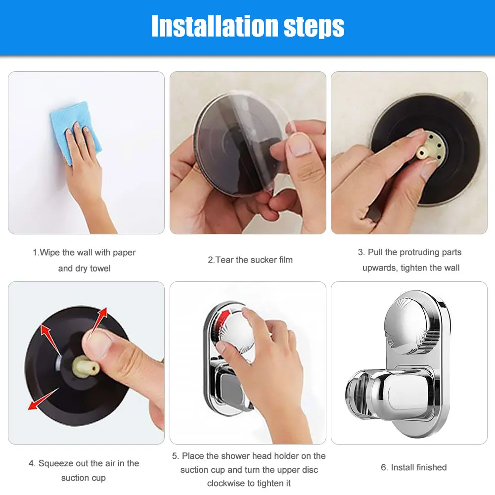 Держатель для душевой лейки регулируемый штатив настенная Портативная