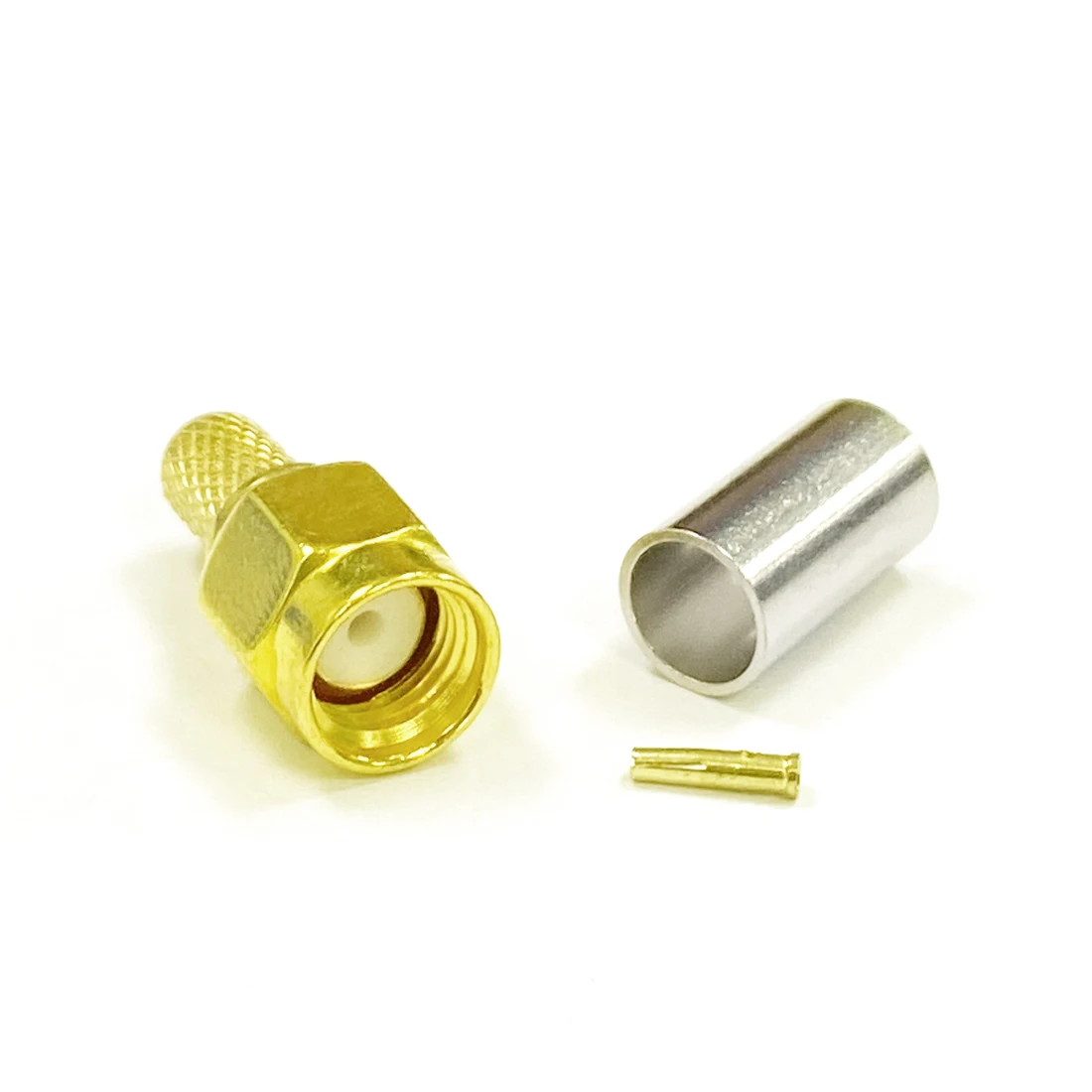 1 шт. НОВЫЙ RP обжим SMA Штекерный разъем Обратный для кабеля LMR195 RG58 оптовая продажа