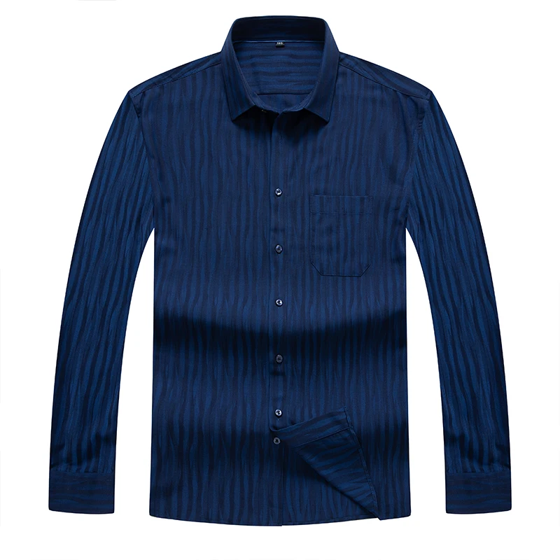 Плюс Большой 8XL 6XL 5XL Новое поступление мужские рубашки с длинными рукавами хлопок